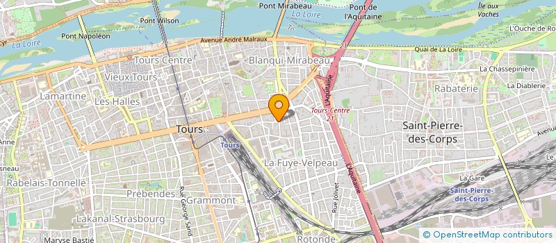 localisation de l'entreprise EKKLO DEVELOPPEMENT à TOURS