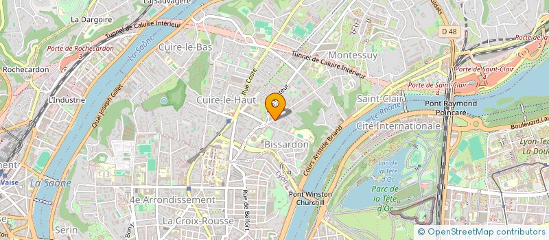 localisation de l'entreprise EKKO RH à CALUIRE-ET-CUIRE