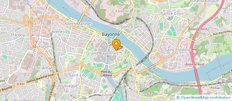 localisation de l'entreprise EKLA à BAYONNE