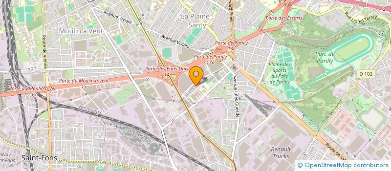 localisation de l'entreprise EKLA PROPRETE  VENISSIEUX