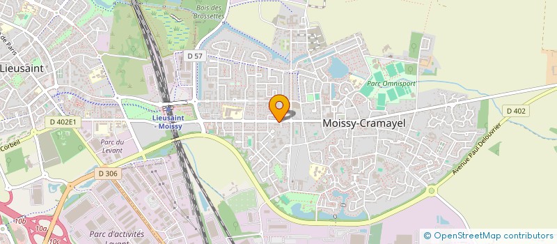 localisation de l'entreprise EKLABAT à MOISSY-CRAMAYEL