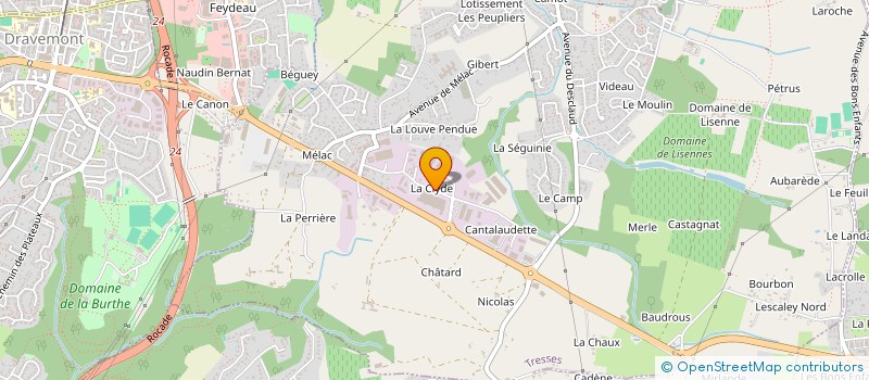 localisation de l'entreprise EKLASOLAR  TRESSES