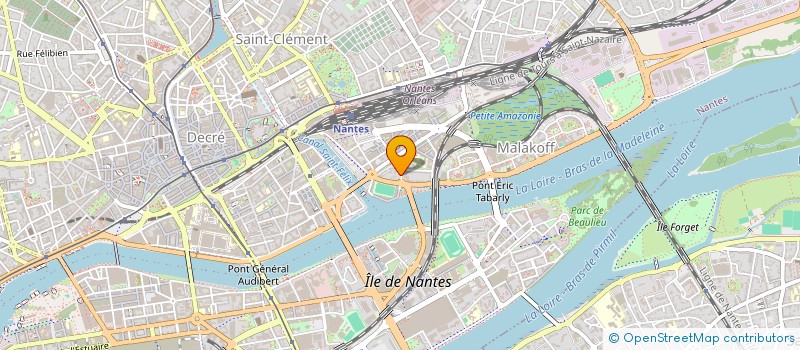 localisation de l'entreprise EKLAWEB à NANTES