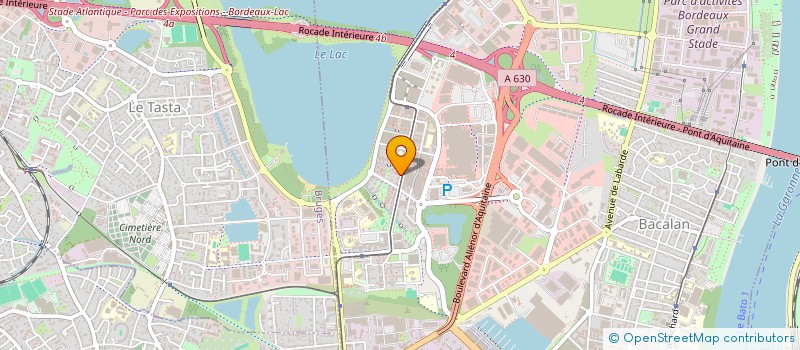 localisation de l'entreprise EKLEKTIKK.  BORDEAUX