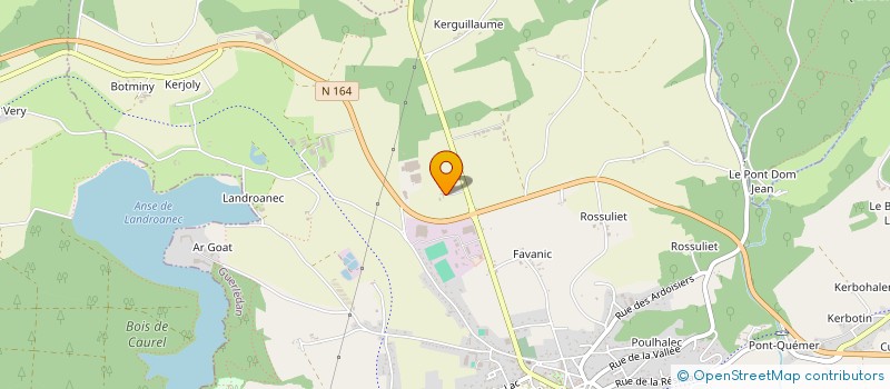 localisation de l'entreprise EKLEO  GUERLEDAN