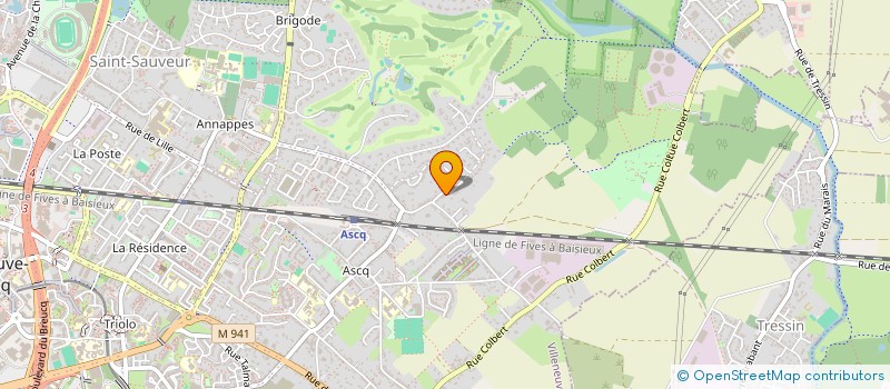 localisation de l'entreprise EKLID  VILLENEUVE-D'ASCQ