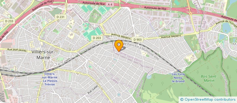 localisation de l'entreprise EKLIPS  NOISY-LE-GRAND