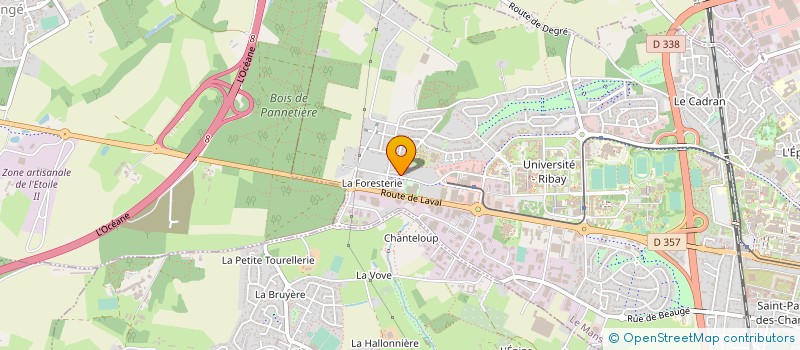 localisation de l'entreprise EKLO LE MANS  LE MANS