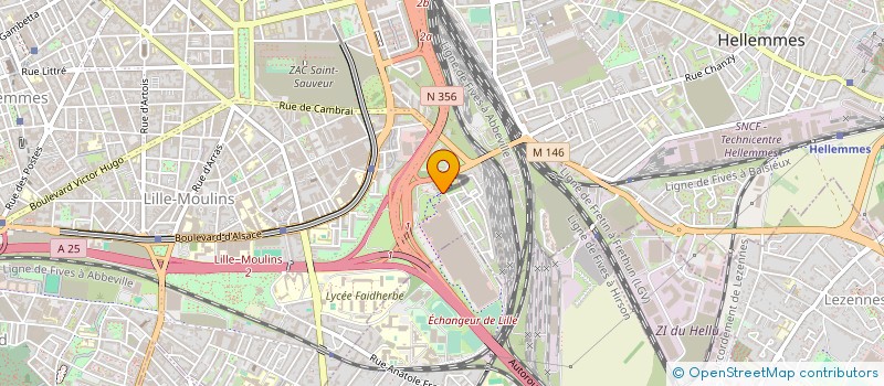 localisation de l'entreprise EKLO LILLE à LILLE