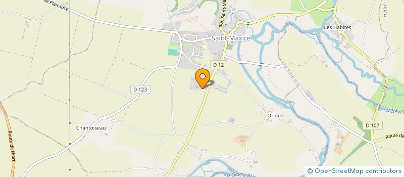 localisation de l'entreprise EKLOR à SAINT-MAXIRE