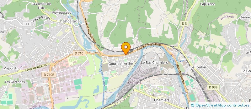 localisation de l'entreprise EKM à PERIGUEUX