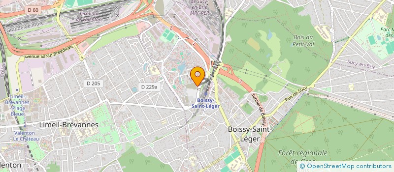 localisation de l'entreprise EKM à BOISSY-SAINT-LEGER