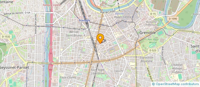 localisation de l'entreprise EKMA  GRENOBLE