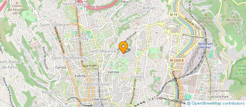 localisation de l'entreprise EKMD à NICE