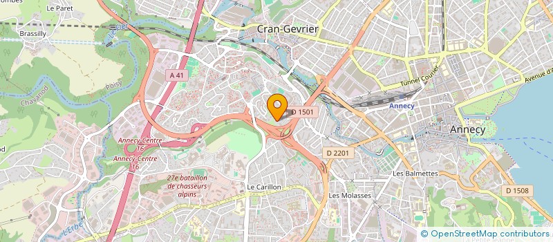 localisation de l'entreprise EKMEK TEKNESI  ANNECY