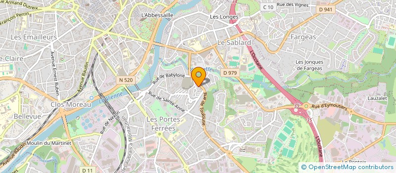 localisation de l'entreprise EKN à LIMOGES