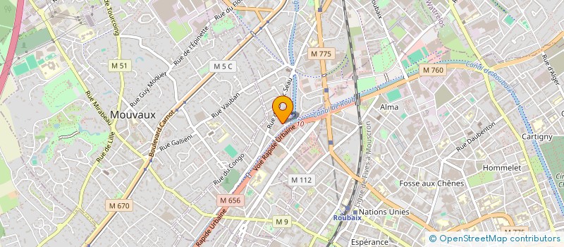 localisation de l'entreprise EKNA  TOURCOING