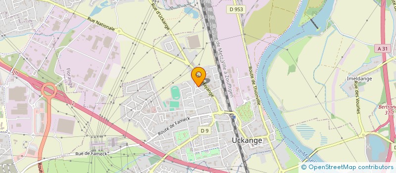 localisation de l'entreprise EKNG STUDIO  UCKANGE