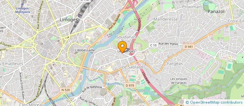 localisation de l'entreprise EKO à LIMOGES