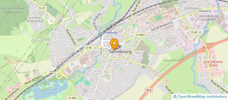 localisation de l'entreprise EKO à SARREBOURG