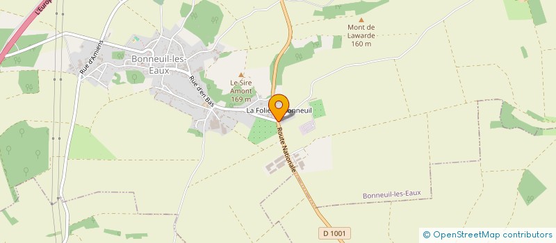 localisation de l'entreprise EKO - AFFAIRES  VENDEUIL-CAPLY