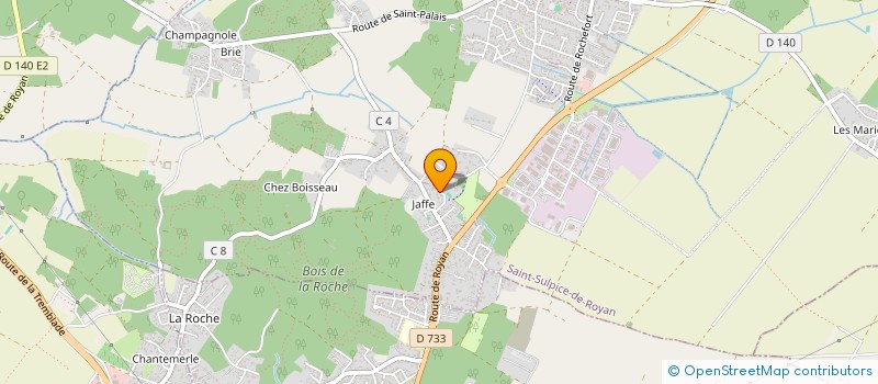 localisation de l'entreprise EKO ' BAT  SAINT-SULPICE-DE-ROYAN