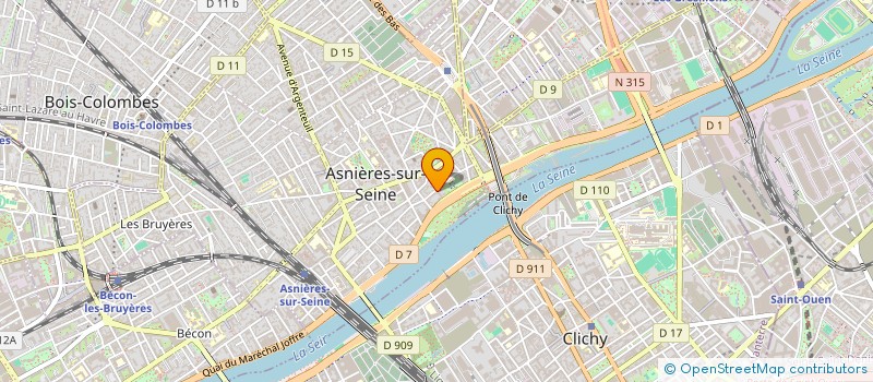 localisation de l'entreprise EKO BISSI  ASNIERES-SUR-SEINE