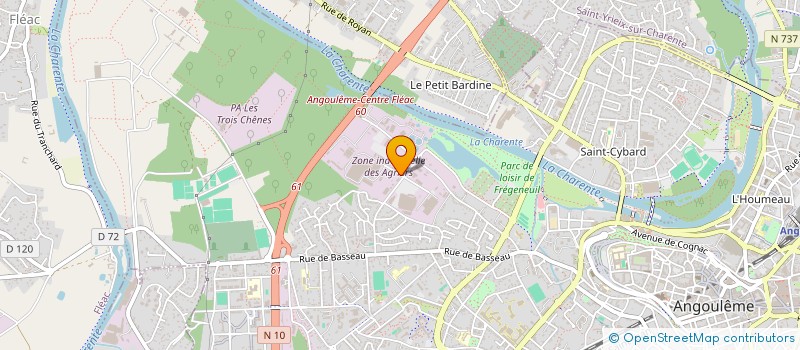 localisation de l'entreprise EKO CONFORT à ANGOULEME