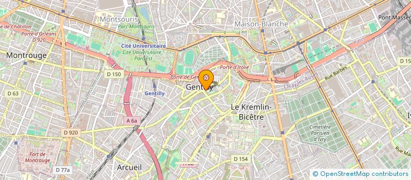 localisation de l'entreprise EKO CONFORT  GENTILLY