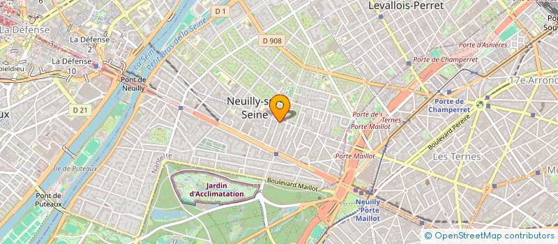 localisation de l'entreprise EKO-CONSULTING à NEUILLY-SUR-SEINE