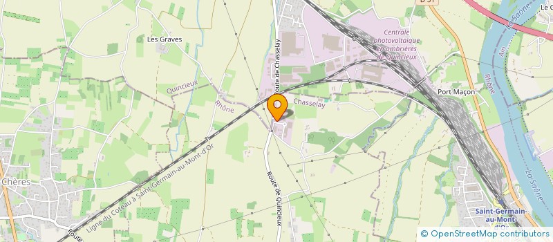 localisation de l'entreprise EKO FABRICATION  CHASSELAY