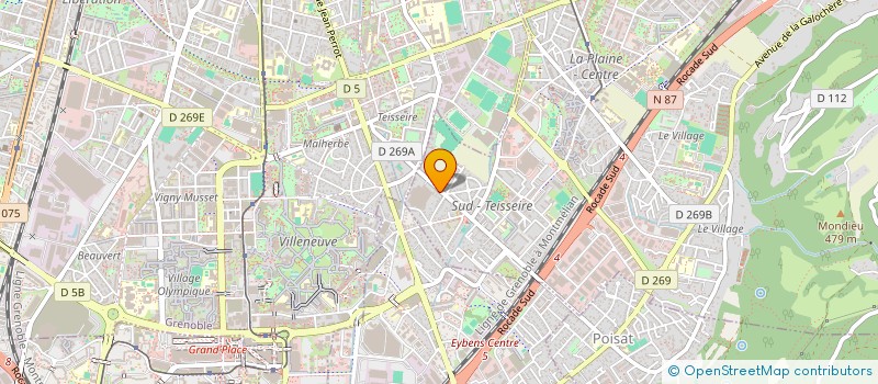 localisation de l'entreprise EKO FERMETURES à EYBENS