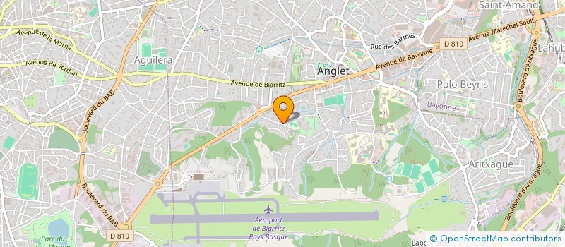 localisation de l'entreprise EKO GASCOGNE  ANGLET