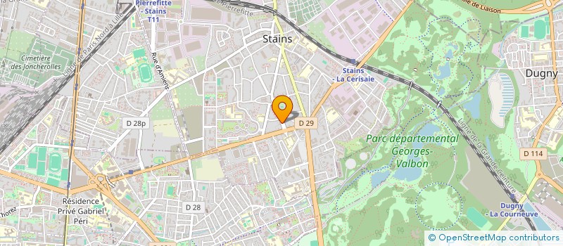 localisation de l'entreprise EKO'LIBRE à STAINS