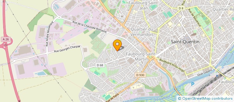 localisation de l'entreprise EKO LOGIK à SAINT-QUENTIN