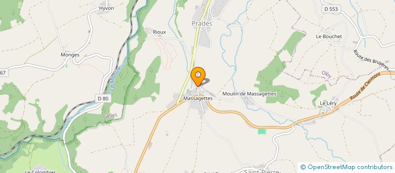 localisation de l'entreprise EKO-LOGIQUE  SAINT-PIERRE-ROCHE