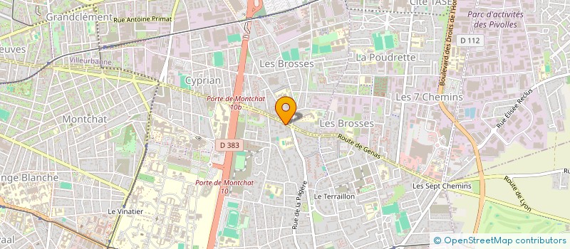 localisation de l'entreprise EKO MARKET - YC SAS à BRON