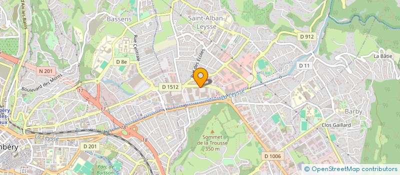 localisation de l'entreprise EKO PERFORMANCE  SAINT-ALBAN-LEYSSE