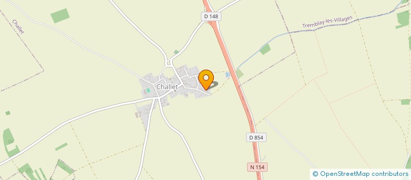 localisation de l'entreprise EKO PLOMBERIE CHAUFFAGE à CHALLET