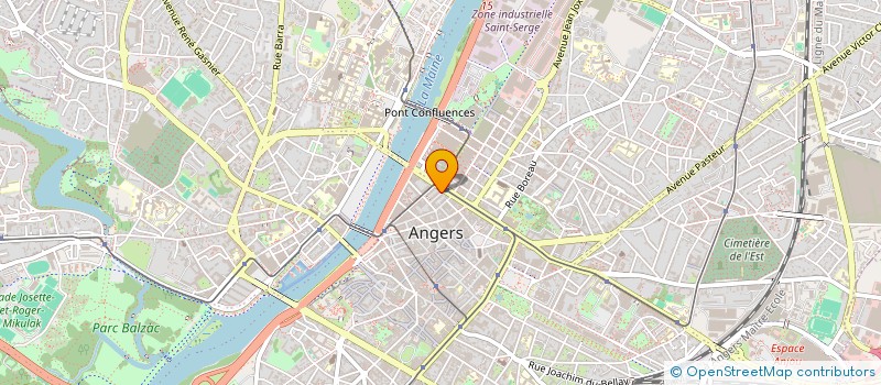 localisation de l'entreprise EKO PRODUCTION à ANGERS