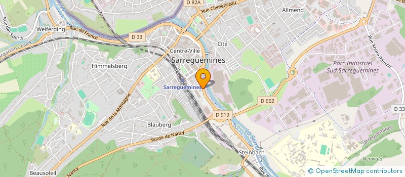 localisation de l'entreprise EKO PROJET ENERGIE à SARREGUEMINES