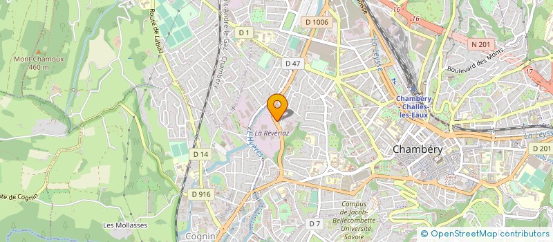localisation de l'entreprise EKO-SYST'M à CHAMBERY