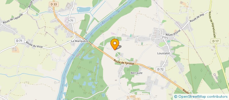 localisation de l'entreprise EKO6TEM  PEY