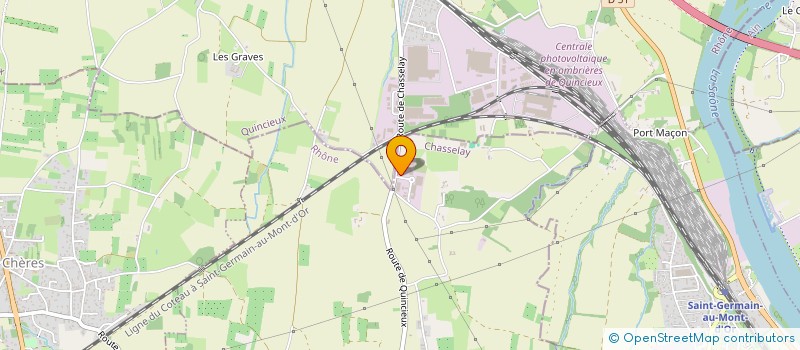 localisation de l'entreprise EKOALU  CHASSELAY