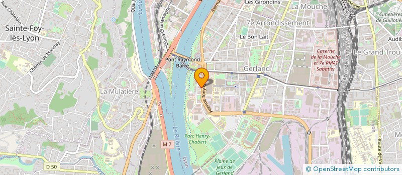 localisation de l'entreprise EKOBASE à LYON