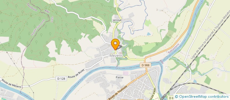 localisation de l'entreprise EKOCITE  MEZENS