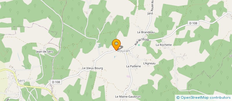 localisation de l'entreprise EKOCOMPACT FRANCE à VOUZAN