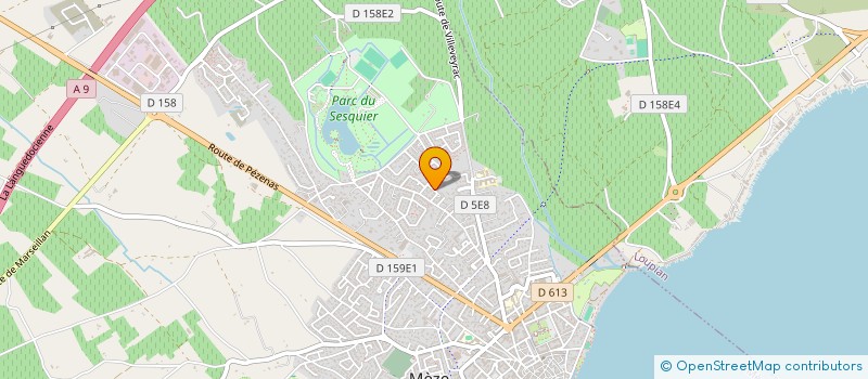 localisation de l'entreprise EKOFENETRES à MEZE