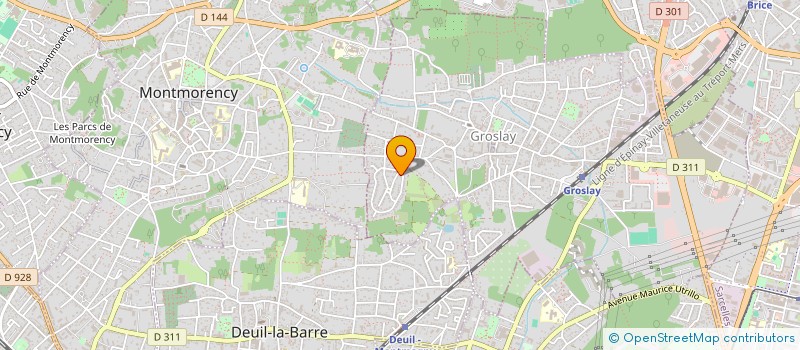 localisation de l'entreprise EKOFIT à GROSLAY