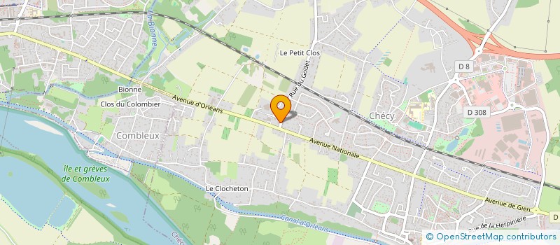 localisation de l'entreprise EKOIMMO  CHECY